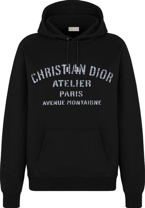 dior mens hoodie black|grey christian Dior hoodie.